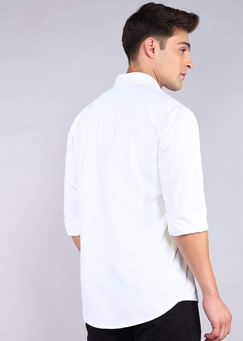 Luxurious White Shirt for Men's - Cotton blend, Smooth and Comfortable